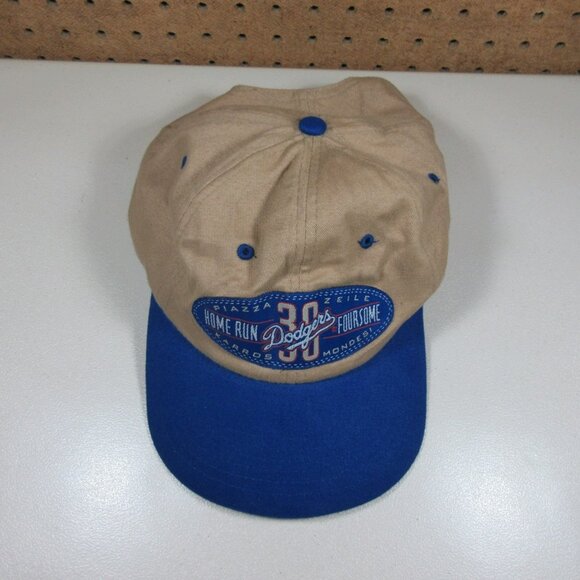 Vintage 90s BDA boys Dodgers Piazza Karros Mondesi Zeile Home Run 4some snapback - Picture 3 of 7